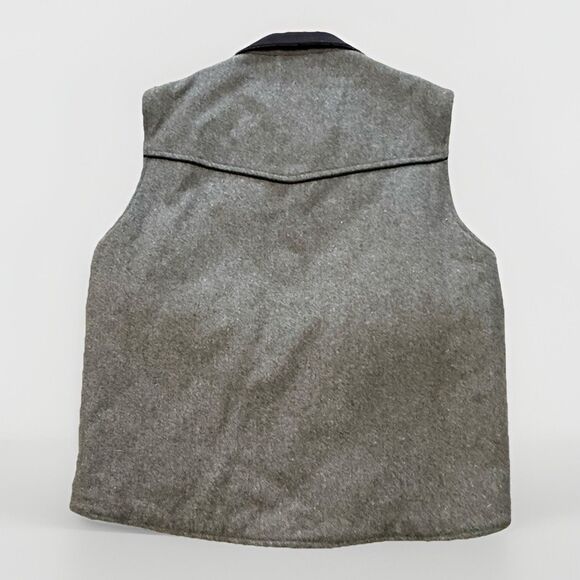 Cripple Creek Vest Mens Large Brown Wool Blend Western Rancher Cowboy Wear - Picture 10 of 13